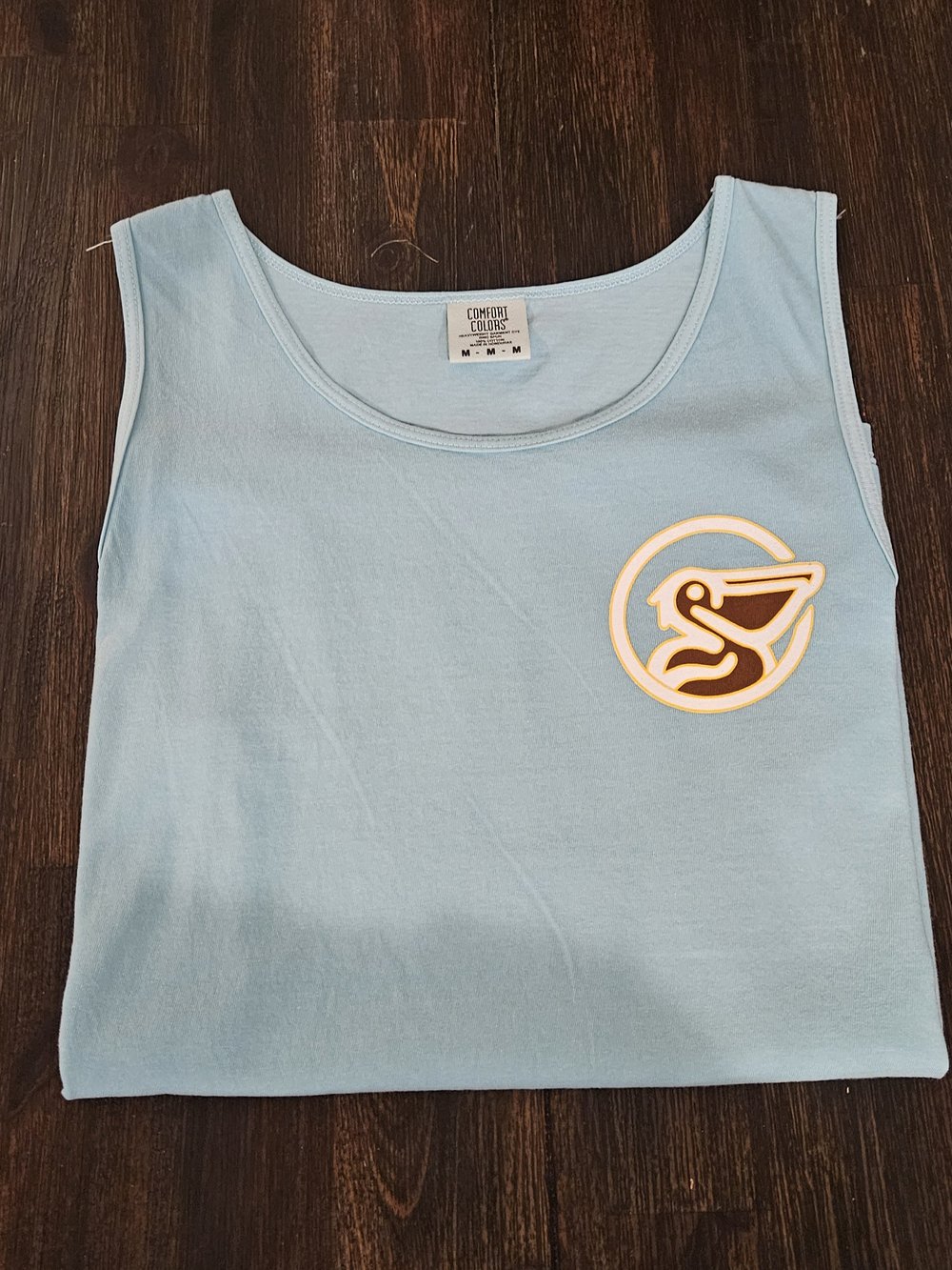 Brown Water Comfort Color Tank Tops (Chalky Mint)