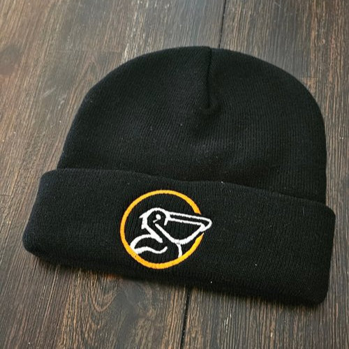 Black/Orange Brown Water Banter Beanie