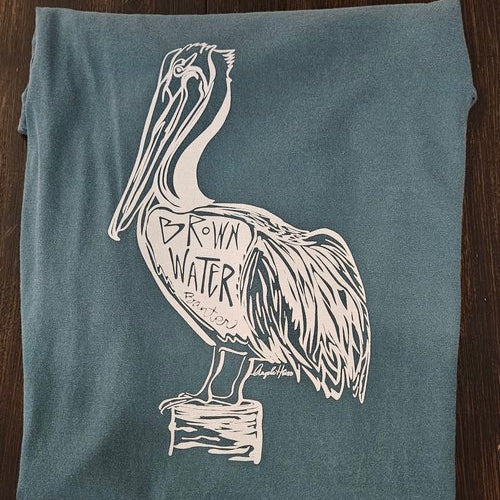 Pelican Short Sleeve Cotton Blue Spruce (green)