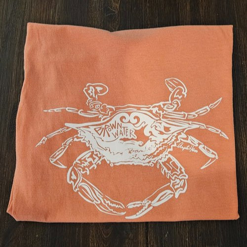 Crab Short Sleeve Cotton Terracotta (orange)
