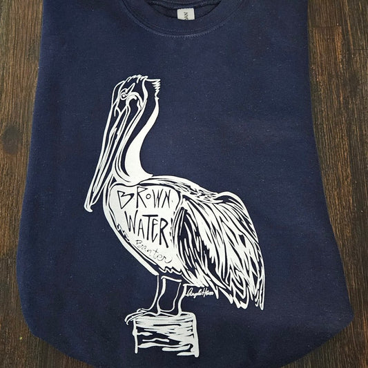 Navy Blue Kids Pelican Sweatshirt