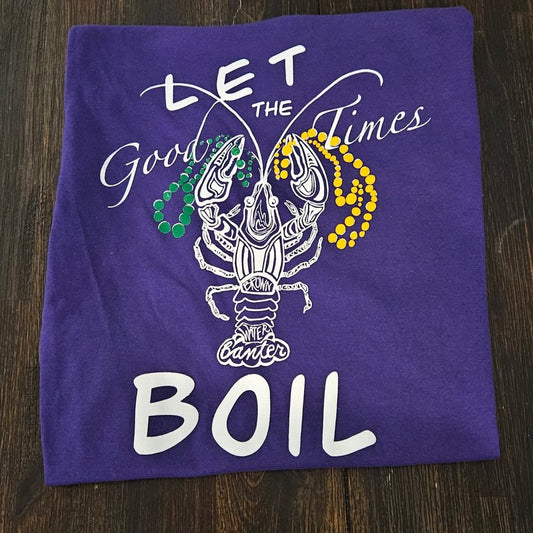 Kids Let The Good Times Boil Mardi Gras Shirt