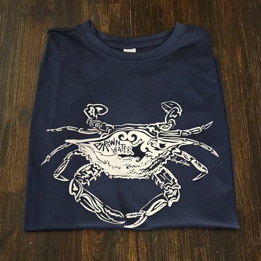 Crab Long Sleeve Dry Fit (Blue)