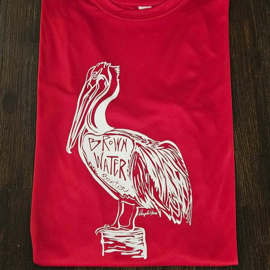 Pelican Long Sleeve Dry Fit (Red)