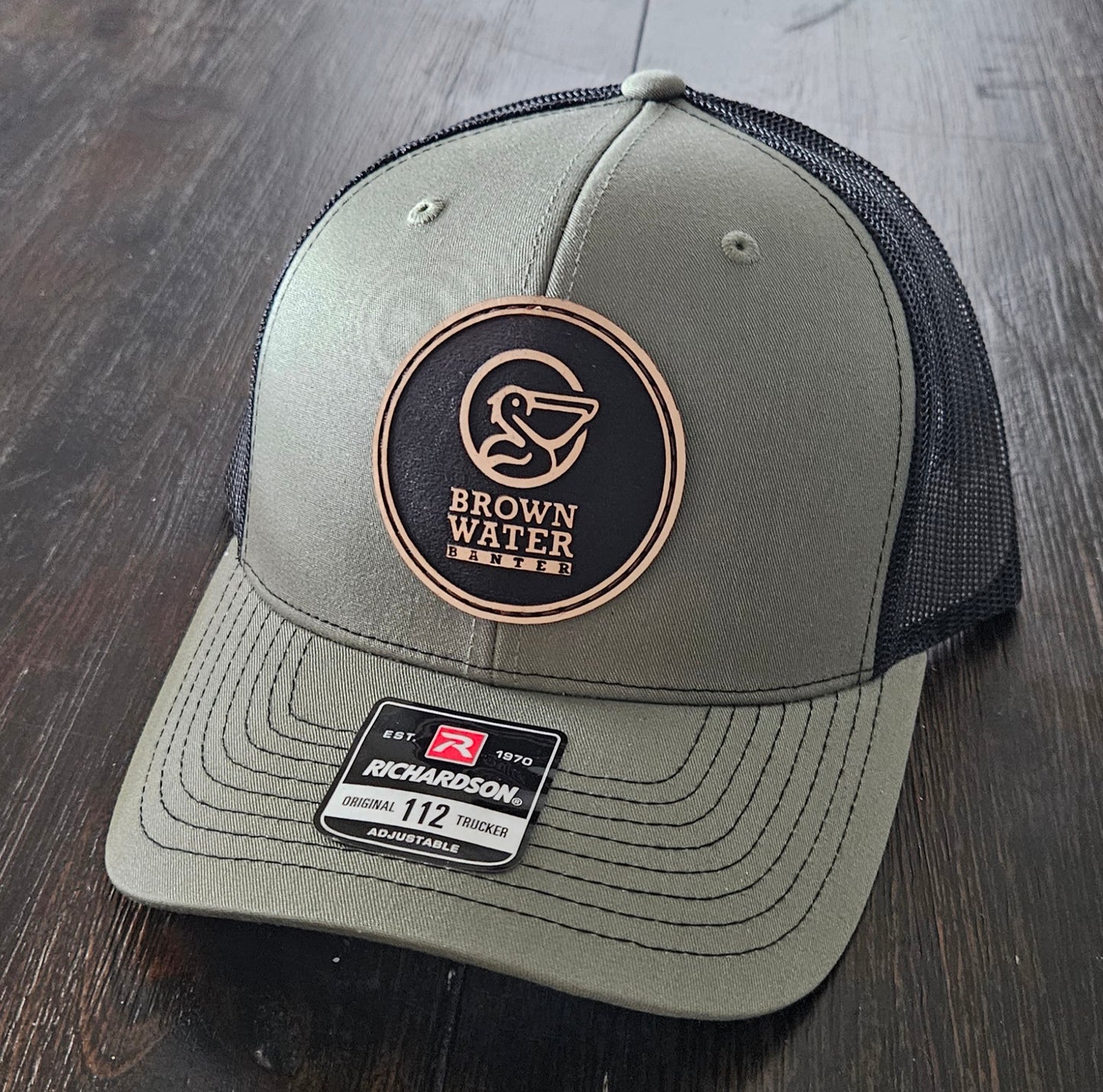 Olive Green/Black Richardson 112 Hat