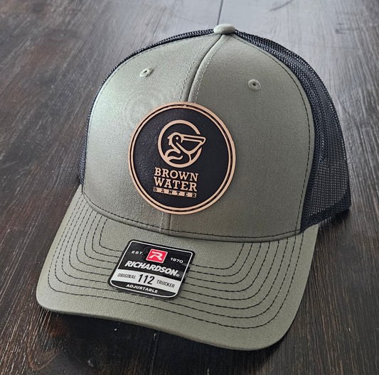Olive Green/Black Richardson 112 Hat